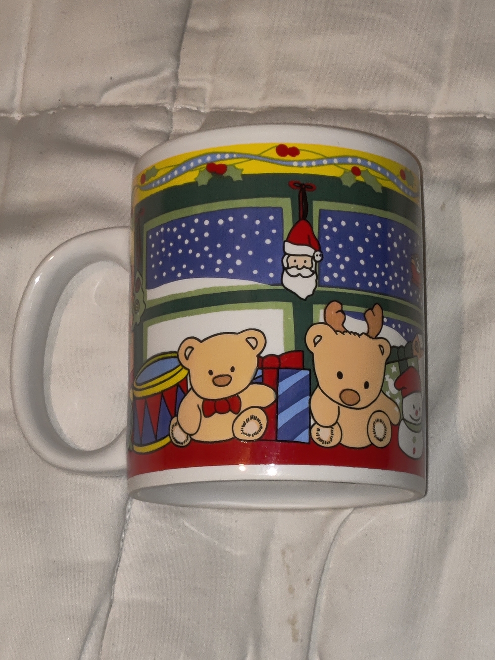 Vintage Christmas Mug Emerald Collection